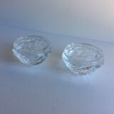 Glass candle holders