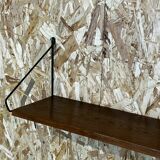 60s 70s oak shelf wall shelf WHB Stringregal Danish Design