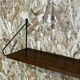 60s 70s oak shelf wall shelf WHB Stringregal Danish Design