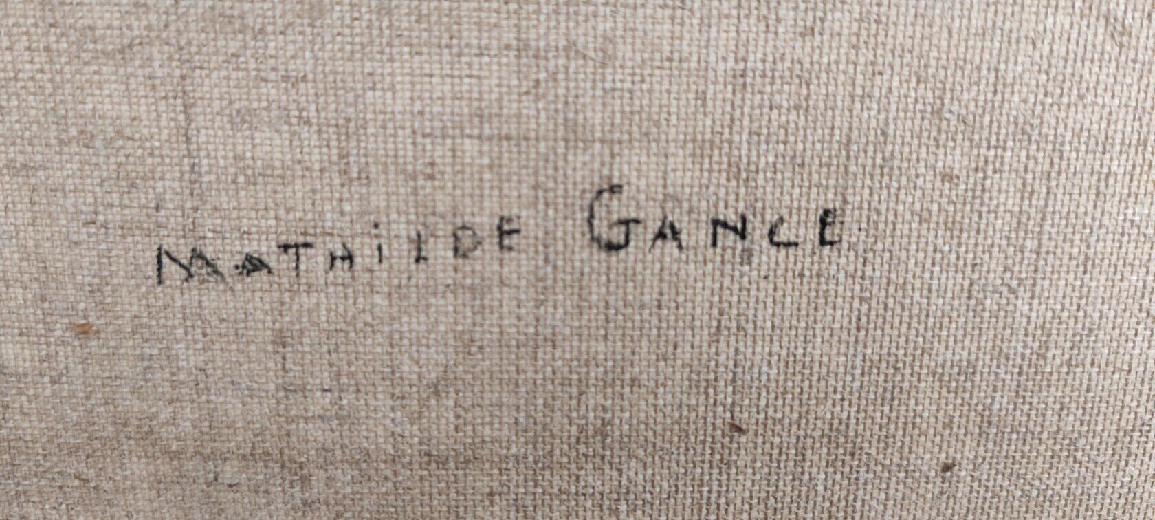 Marine painting by Malthilde Gance