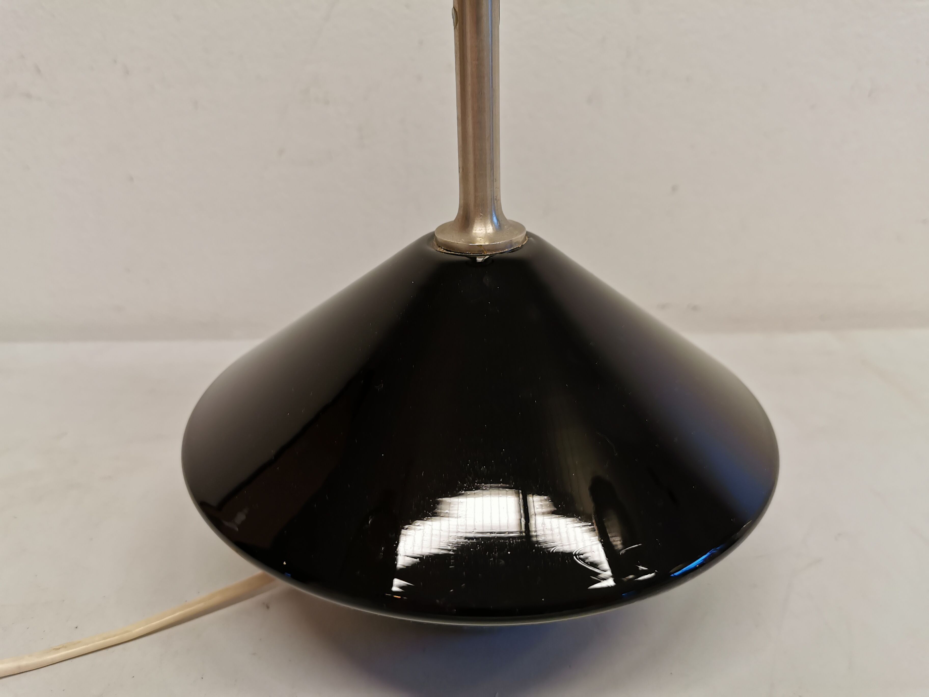 Royal Copenhagen Table Lamp made of hard pressed black glass