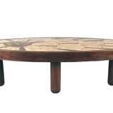 Vallauris coffee table ceramic 1960