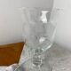 Chalice-shaped glass cup