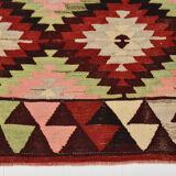 7x9 Modern Geometric Kilim Rug, 202x291Cm