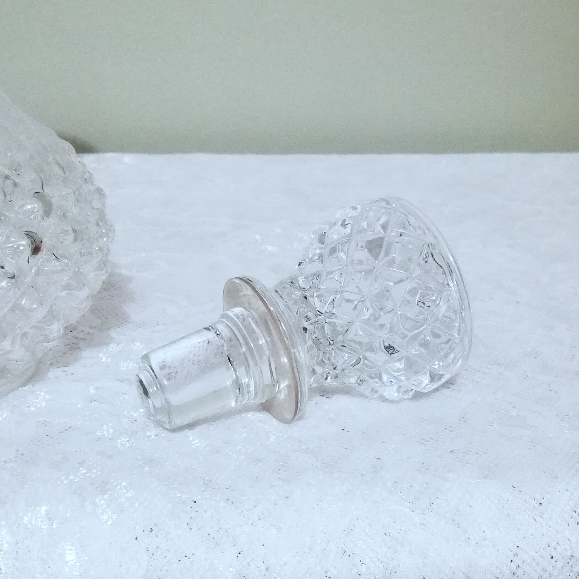 Carafe cut glass capacity 500ml