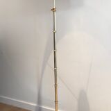 Brass floor lamp