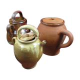 Poterie cruche jarre anciennne grès vernissé