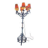 Wrought iron floor lamp