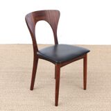 Suite of 4 Scandinavian chairs in Rio rosewood, Model Peter