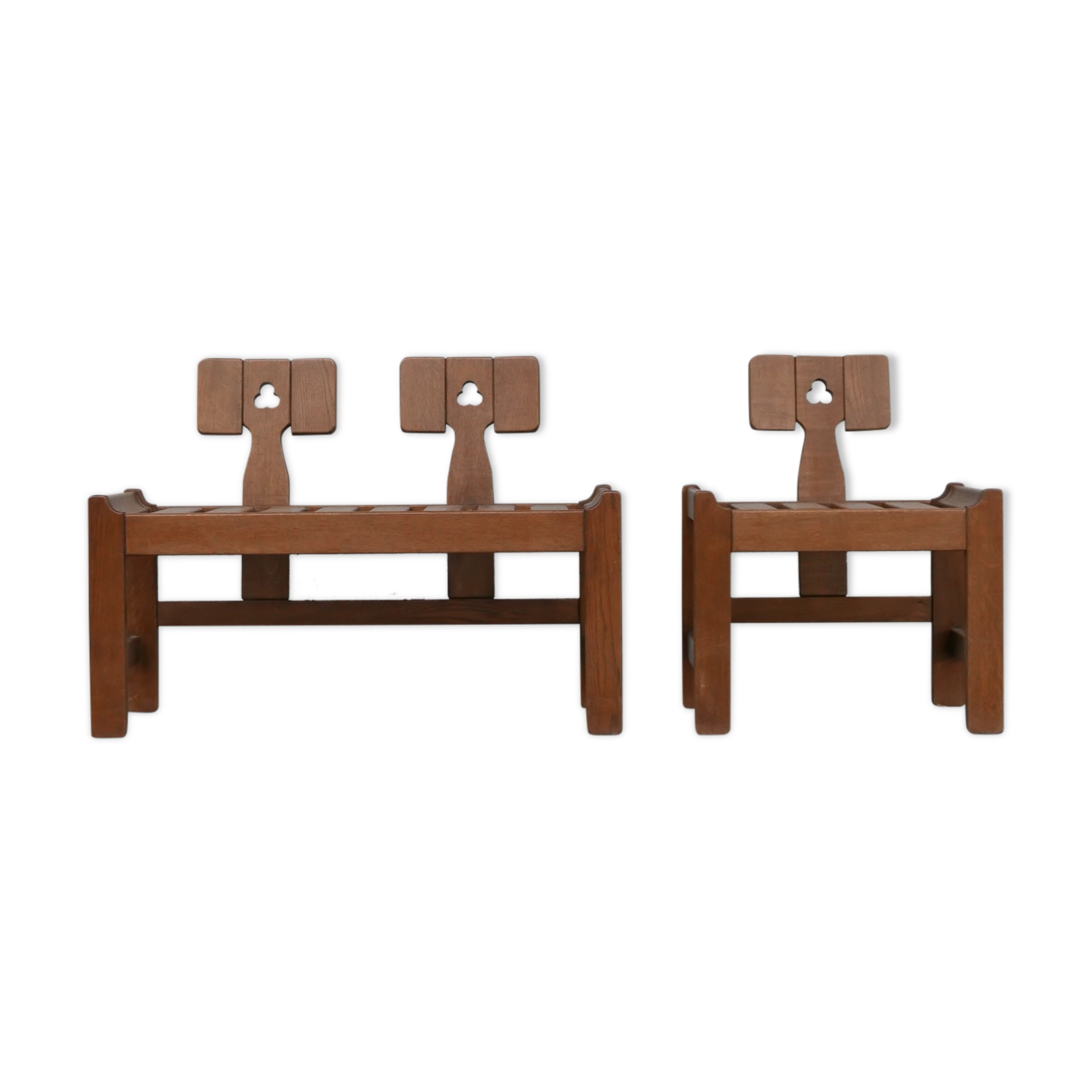 French Guillerme et Chambron lounge chairs