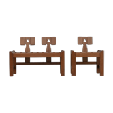 French Guillerme et Chambron lounge chairs