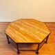 French Octagonal Travertine Coffee Table in the Style of Maison Jansen, 1960s