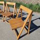 Set of 4 Vintage Folding Chairs