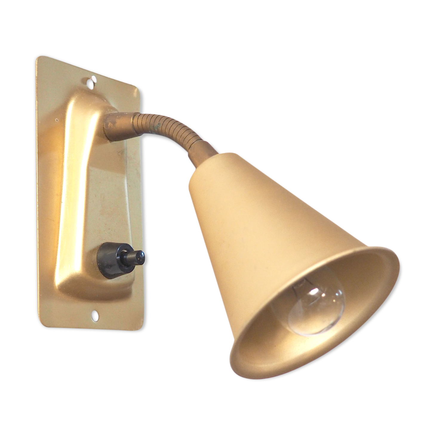 Gold sconce