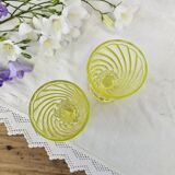 Baccarat uraline cups