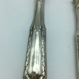Box of filled silver salad cutlery