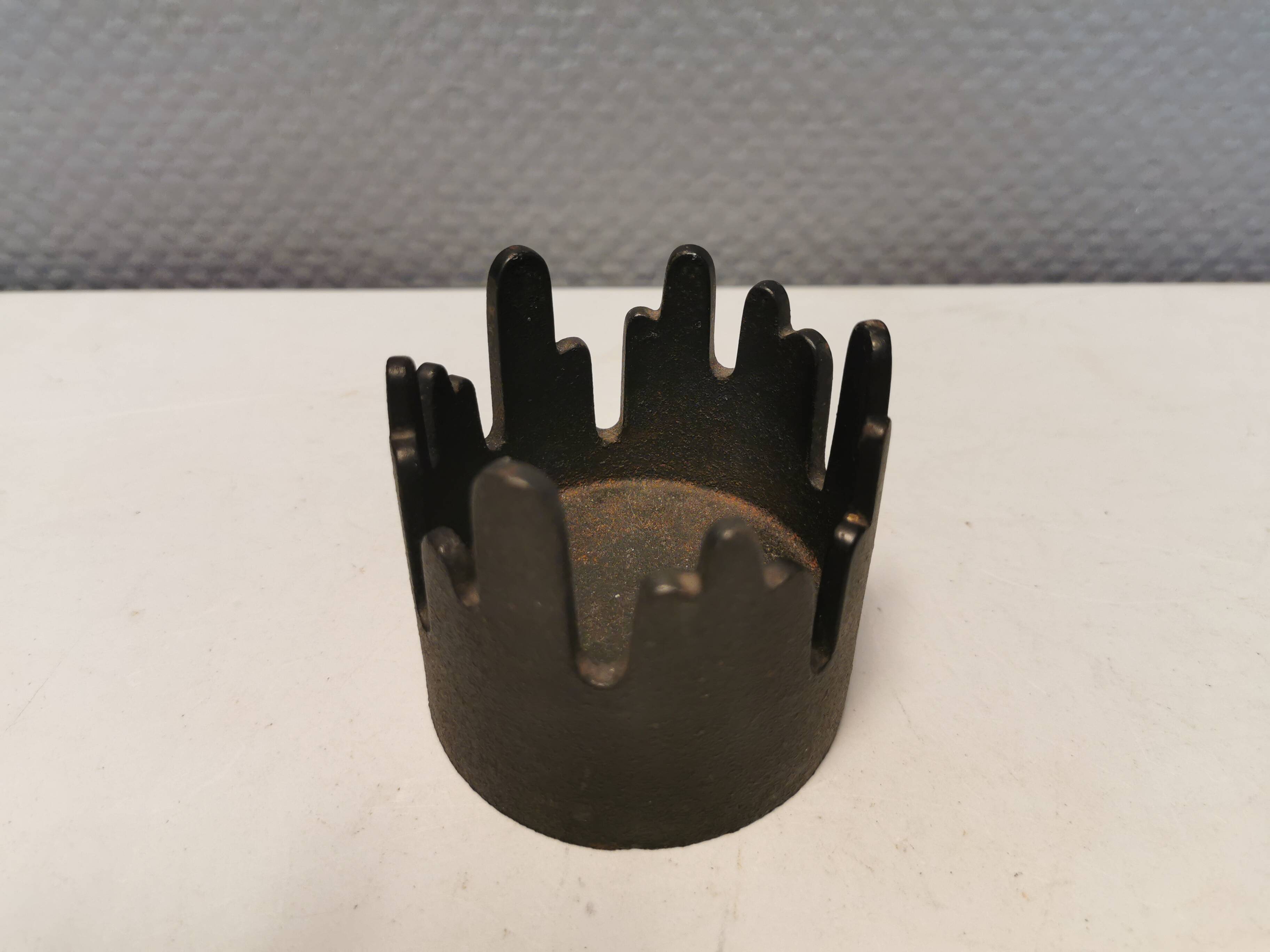 Candleholder made of cast iron, called Summit, Denmark 1970s