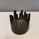 Candleholder made of cast iron, called Summit, Denmark 1970s