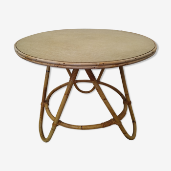 Ratin side table