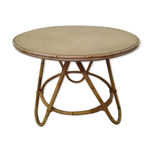 Table d'appoint en rotin