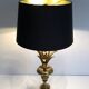 Neoclassical Palm Tree Table Lamp in Brass in the Style of M