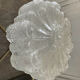 Molded glass wall lamp from the 70s