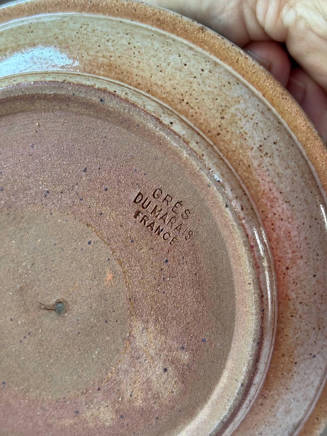 Marais stoneware candle holder