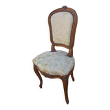 chaise chauffeuse capitonée style louis XV