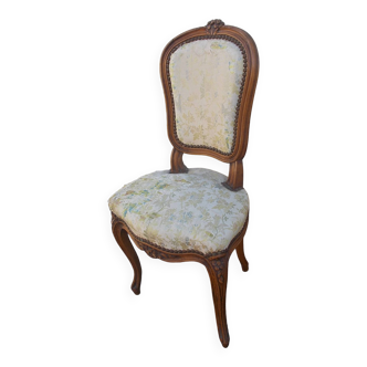 Louis XV style padded fireside chair