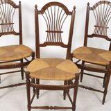 Decorative chairs, sheaf of wheat decor.