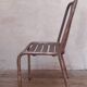 Chaise industrielle tolix t4 métal 1930-1940
