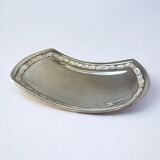 Mother-of-pearl & aluminium centerpiece, Italy, 1980s