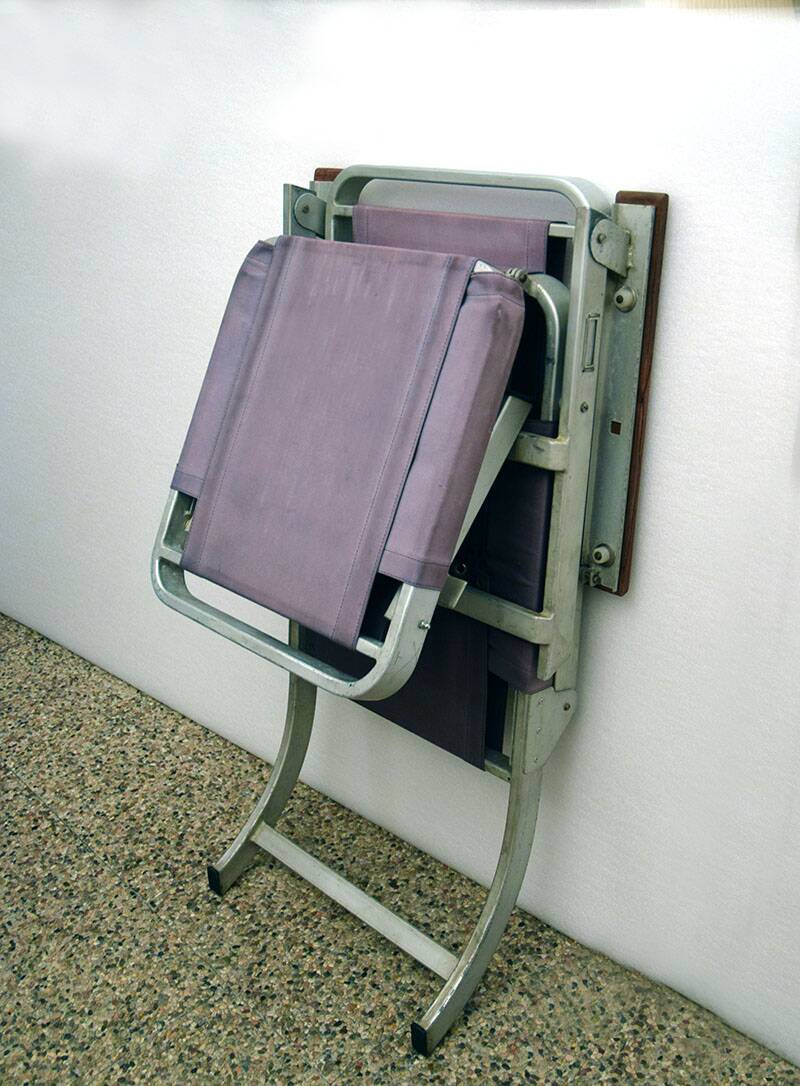 Rare deck chair from Transatlantico Michelangelo 1965