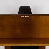 Pair of Italian cabinets in teak veneer. 1960s.