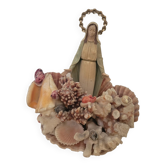 Statuette Virgin Mary shells