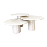 Marble trundle tables
