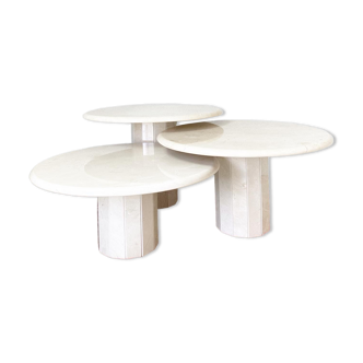 Marble trundle tables