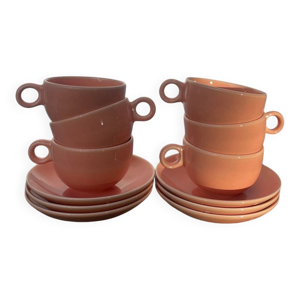 6 tasses en céramique - maison