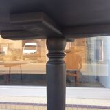 Table oak and black
