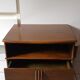 Pair of vintage bedside tables wood Maugrion