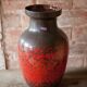Large ceramic vase West Germany 241-47, Scheurich vase, floor vase
