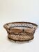 Panière fibres tressées mid century