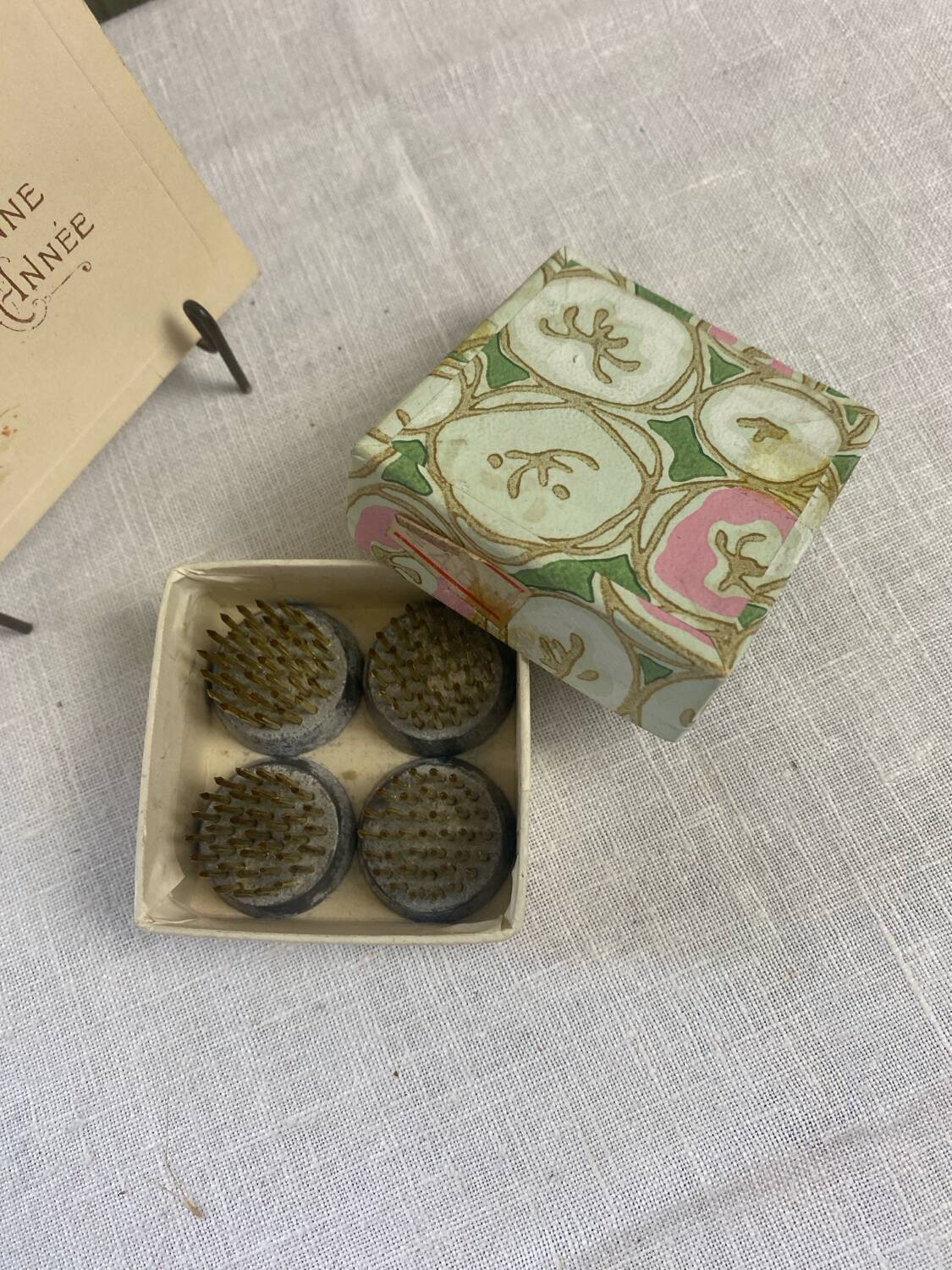 Set of 4 small florist/Ikebana flower picks