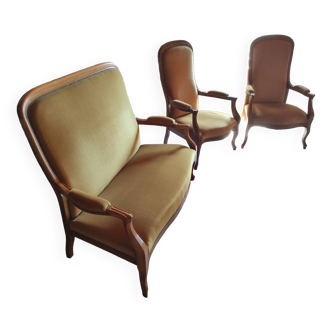 Canapé avec ses 2 fauteuils