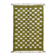 Green checkered rug - 288 x 184 cm