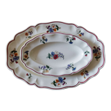 Lot 2 plats Sarreguemines modèle Agreste