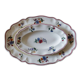 Lot 2 dishes Sarreguemines model Agreste
