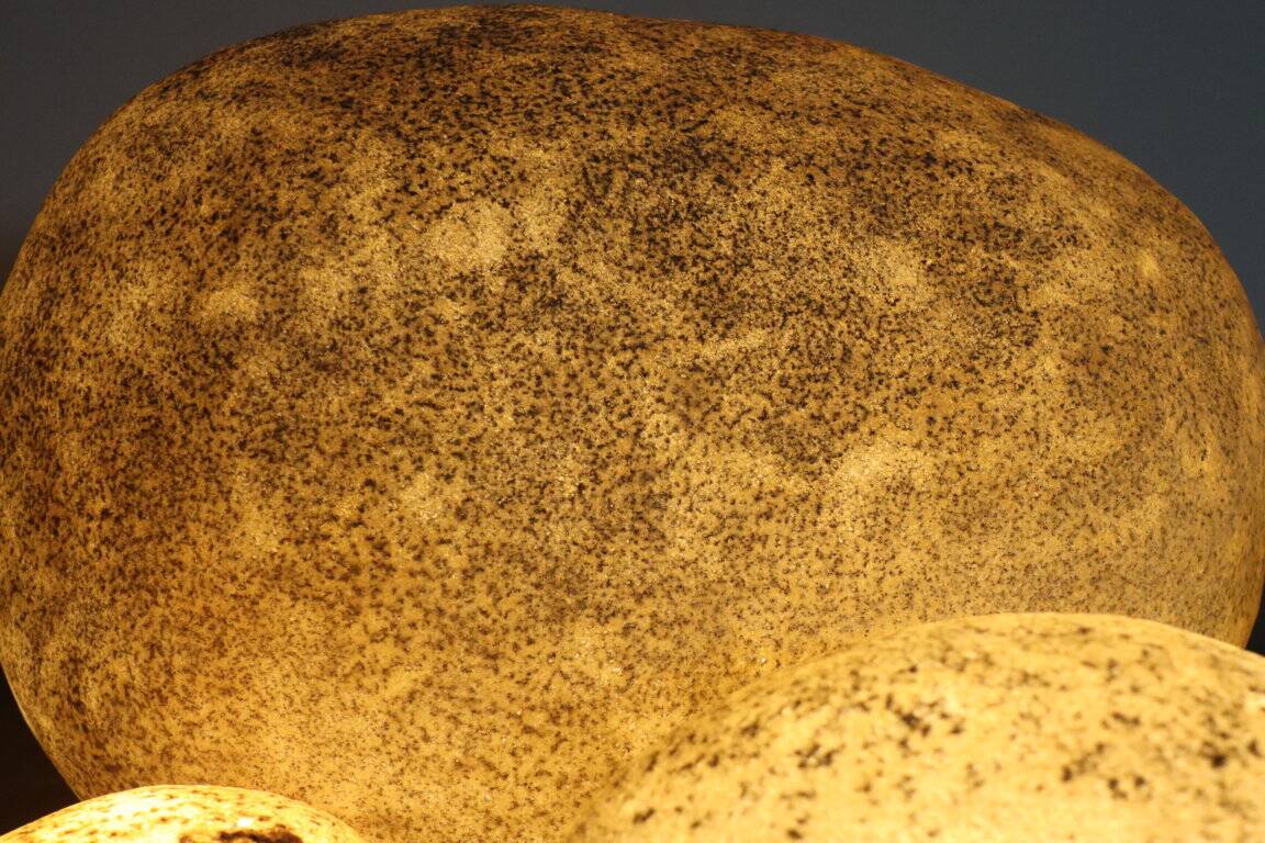 Set of 4 “Dora” model rock lamps by André Cazenave for Atelier A, 1960