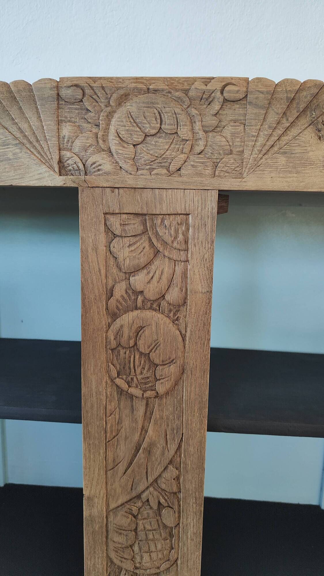 Art Deco buffet in solid oak