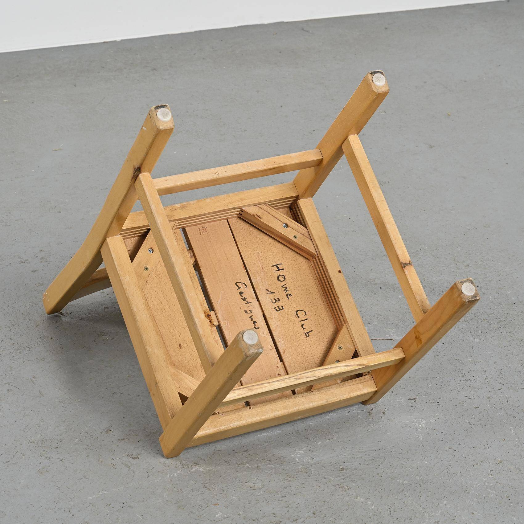 Suite of four chairs in the style of Maison Regain